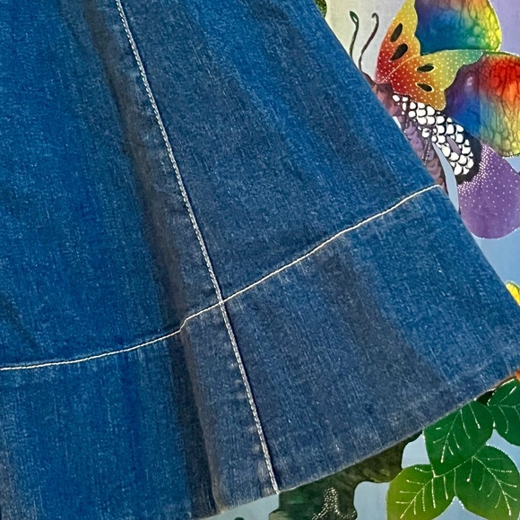 🌺🎉HP🎉🌺 NWT Staud Wells Denim Mini Dress - Picture 13 of 16